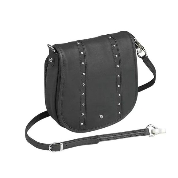 Gun Tote’n Mama Leather Studded Concealed Carry Bag Purse. Crossbody. Excellent! - Picture 1 of 16